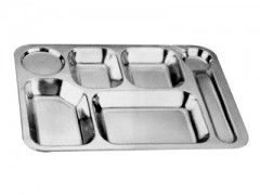 供应不锈钢餐具制品 不锈钢快餐盘生产厂家 天泽五金